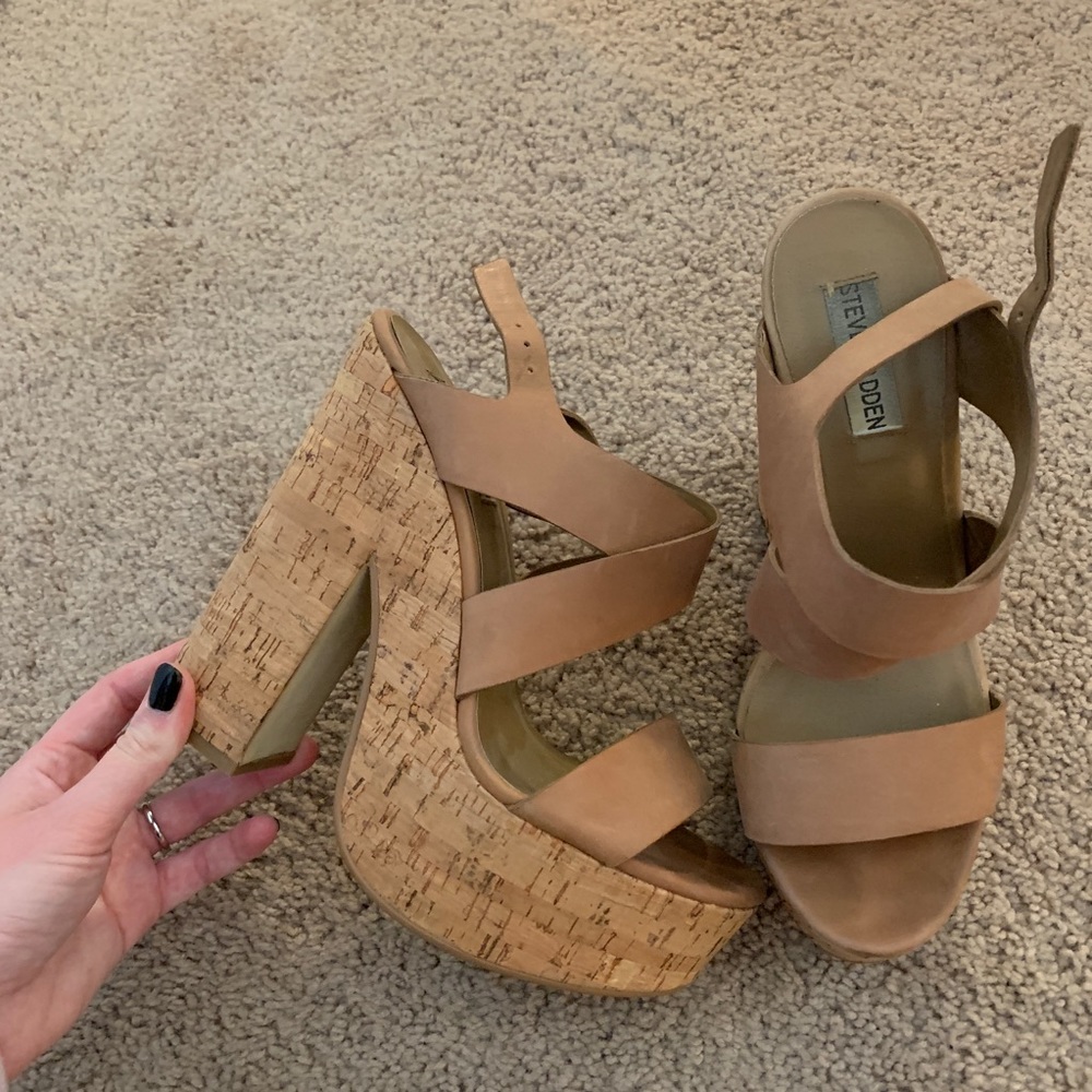 Steve Madden Pickup cork heels